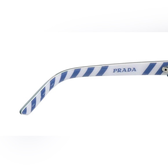 Prada NWT PR 12vs Millennial Cat Eye Sunglasses in Green/Black - Picture 5 of 13